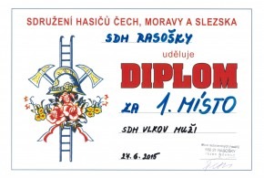 Diplomy ze soutěží