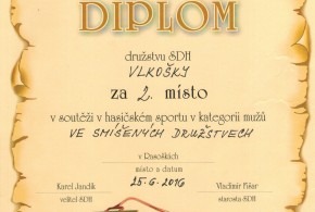 Diplomy ze soutěží
