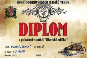 Diplomy ze soutěží