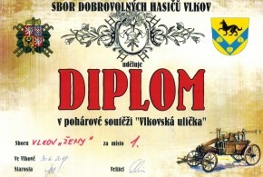 Diplomy ze soutěží