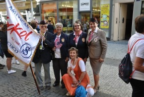 Ve sletovém průvodu Praha 1.7.2018