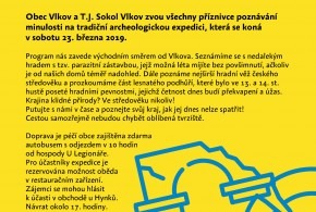 Archeologická expedice 23.3.2019