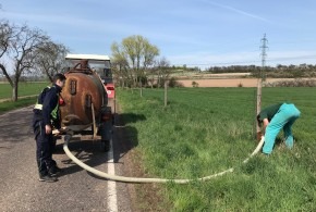 Zalévání stromů 20.4.2019