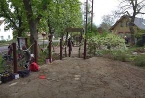 Brigáda na úklid vlkovské návsi 28.4.2019