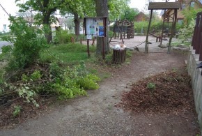 Brigáda na úklid vlkovské návsi 28.4.2019