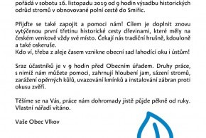 Výsadba historických odrůd stromů 16.11.2019