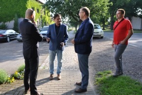 Hejtman kraje se seznámil s Vlkovem 