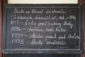 Zpátky do lavic vlkovské školy Zpátky do lavic vlkovské školy